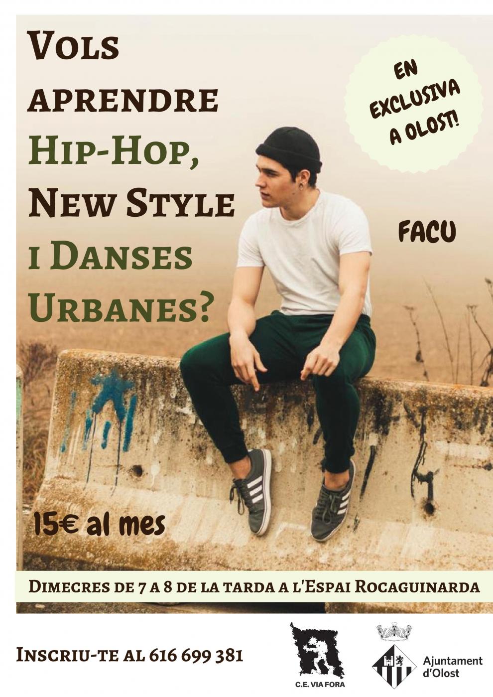 Vols aprendre a Hip-Hop, New Style i dances urbanes?
